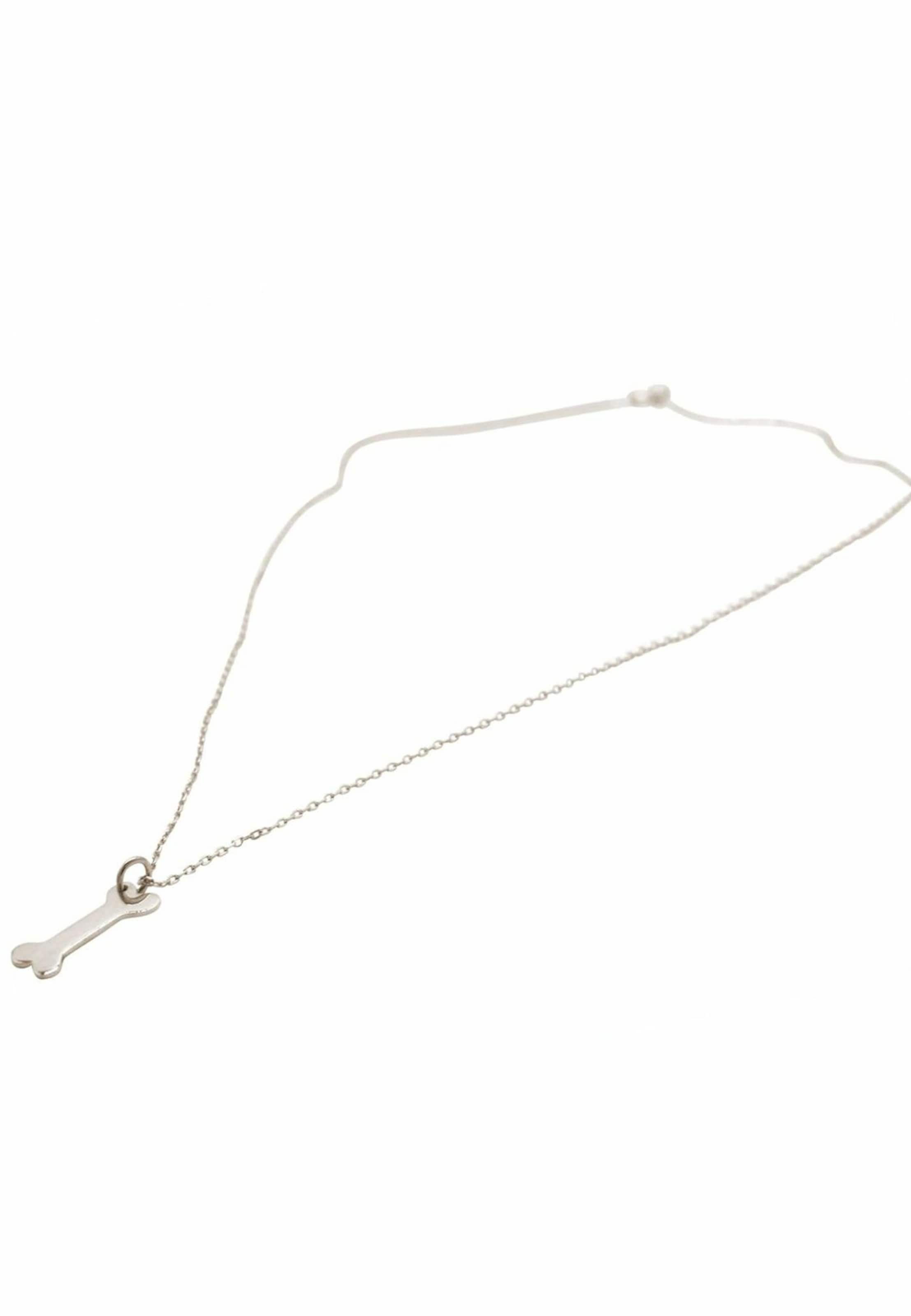 Gemshine Necklace in Silver: front