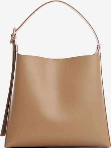 MANGO Shoulder Bag 'Winnie' in Brown: front