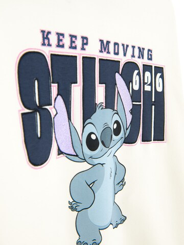 Veste de survêtement 'LILO&STITCH' Cool Club en blanc