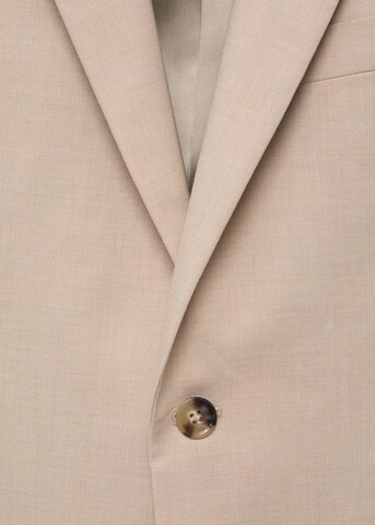 MANGO MAN Regular fit Suit Jacket 'Milan' in Beige