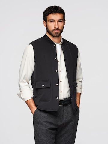 Ombre Bodywarmer 'Javj' in Zwart