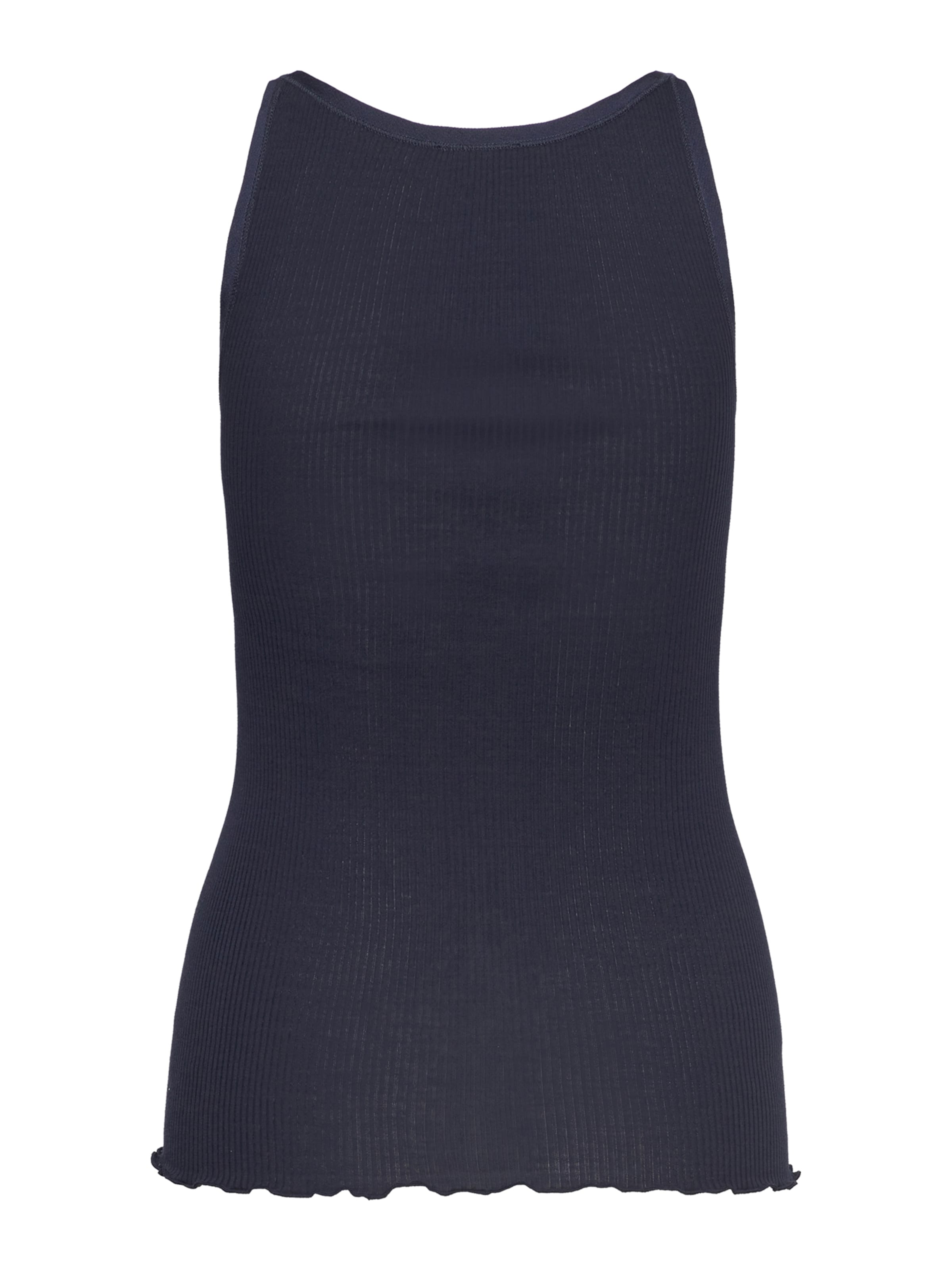 Haut 'Balta' rosemunde en bleu : derrière