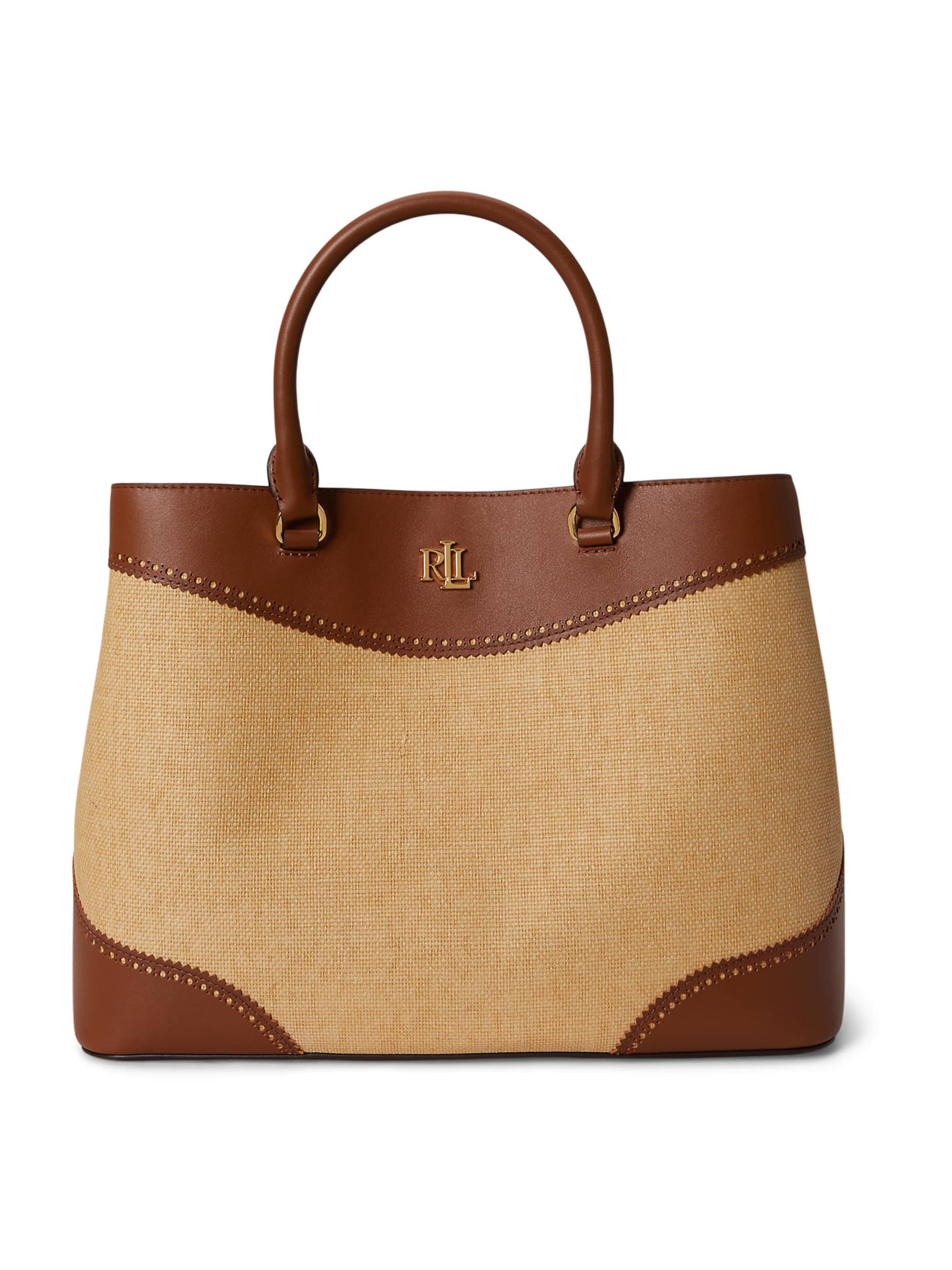 Lauren Ralph Lauren Handtasche 'MARCY' in Beige: Vorderseite