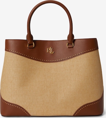 Lauren Ralph Lauren Ročna torbica 'MARCY' | bež barva: sprednja stran