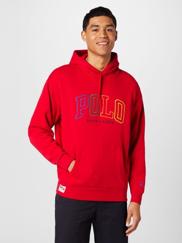 Polo Ralph Lauren Sweatshirt in Rood: voorkant