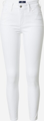 HOLLISTER Skinny Jeansy w kolorze biały: przód