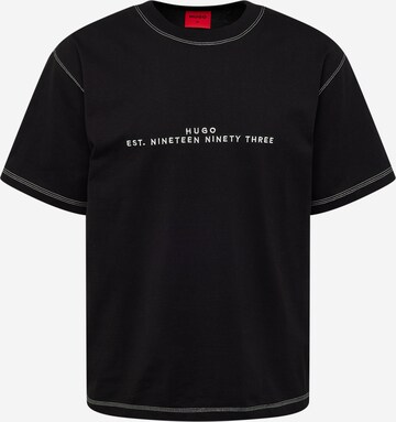 HUGO Shirt 'Dribes' in Black: front