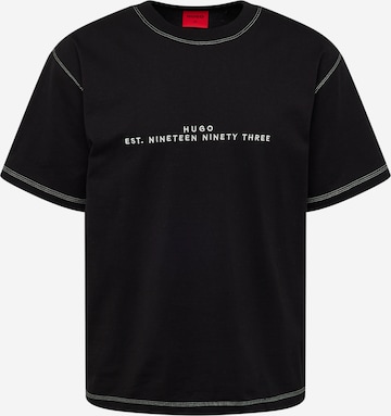 T-Shirt 'Dribes' HUGO Red en noir : devant