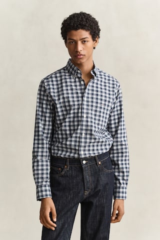 GANT Regular Fit Paita värissä vihreä: etupuoli