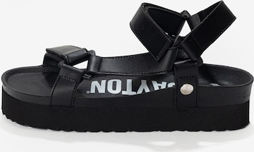 juoda Bayton Sandalai 'RIGONI': priekis