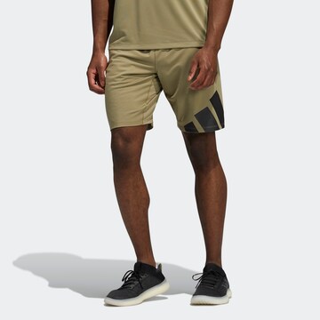 Regular Pantalon de sport ADIDAS PERFORMANCE en vert : devant