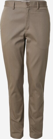 DAN FOX APPAREL Slimfit Hose 'Elias' in Braun: predná strana