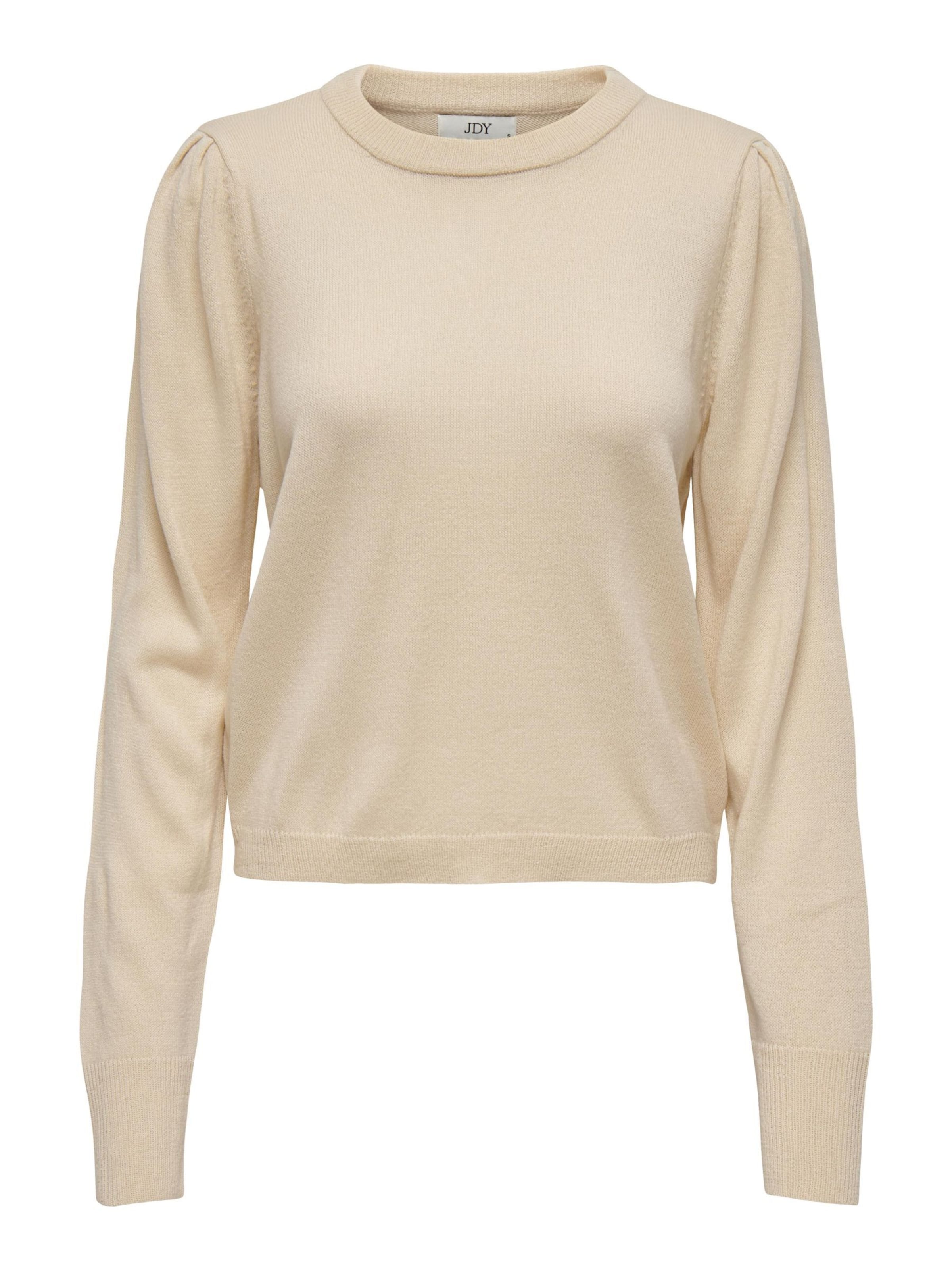 JDY Pullover 'LAURA' in Beige: Vorderseite