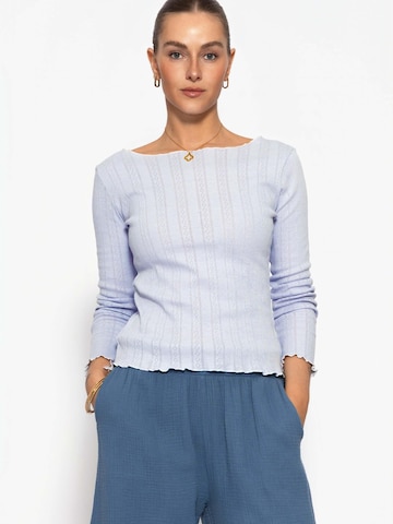 SASSYCLASSY Shirt in Blau: Vorderseite