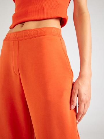 Rich & Royal Szeroka nogawka Spodnie w kolorze pomarańczowy