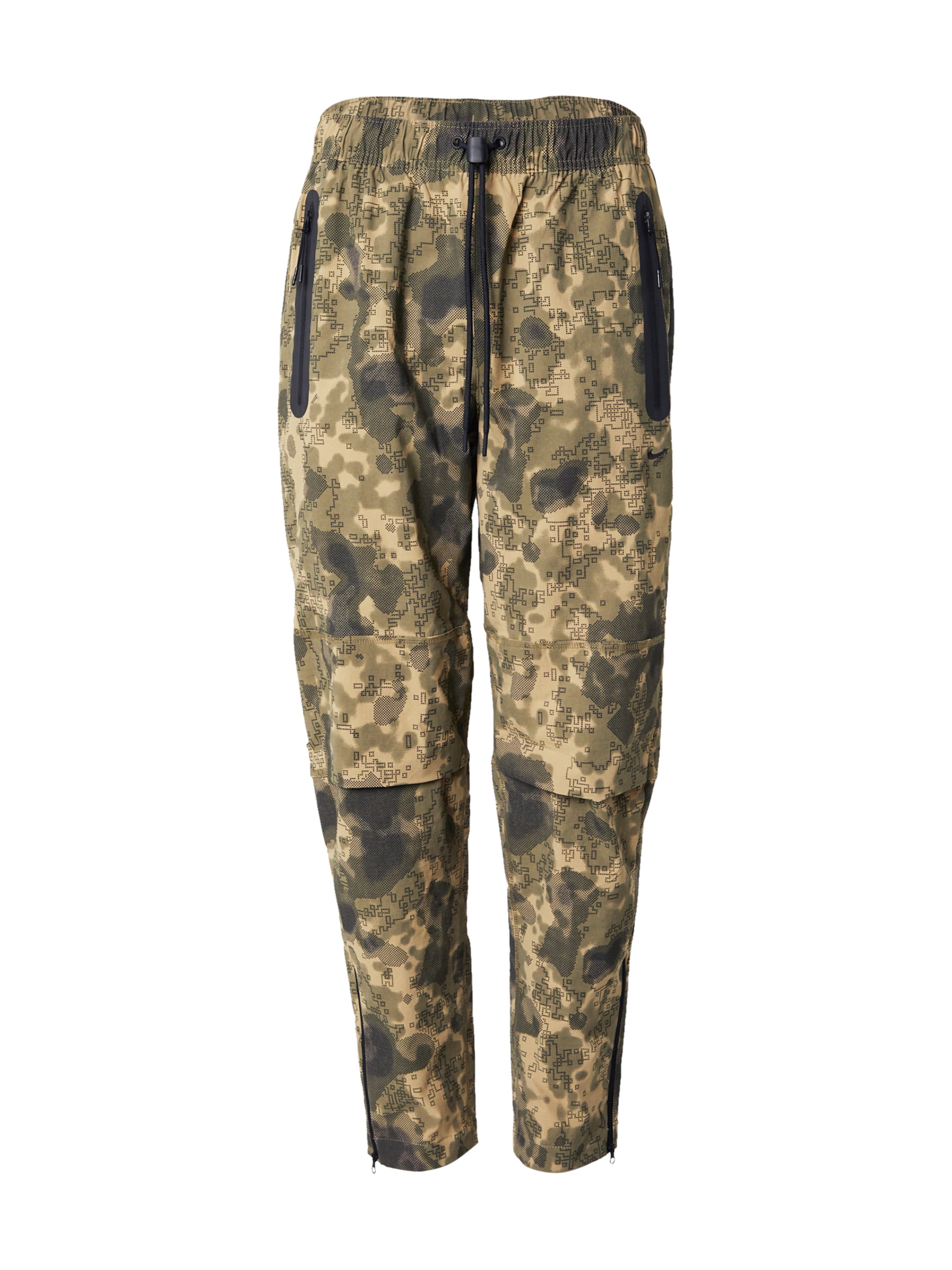 Nike Sportswear Обычный Штаны в Зеленый: спереди