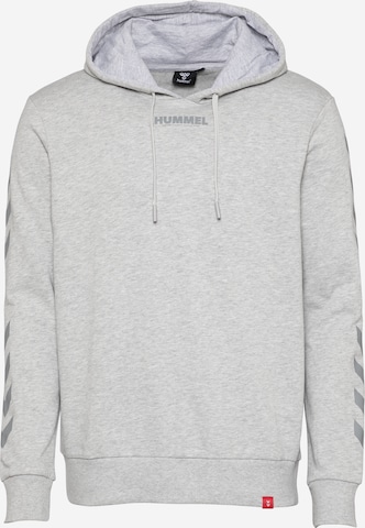 Hummel Sweatshirt 'Legacy' in Grijs: voorkant