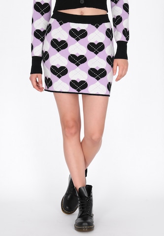 myMo ROCKS Rok in Lila: voorkant