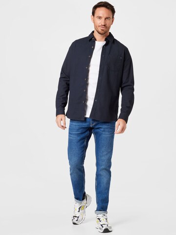!Solid Regular Fit Hemd 'Vero' in Blau