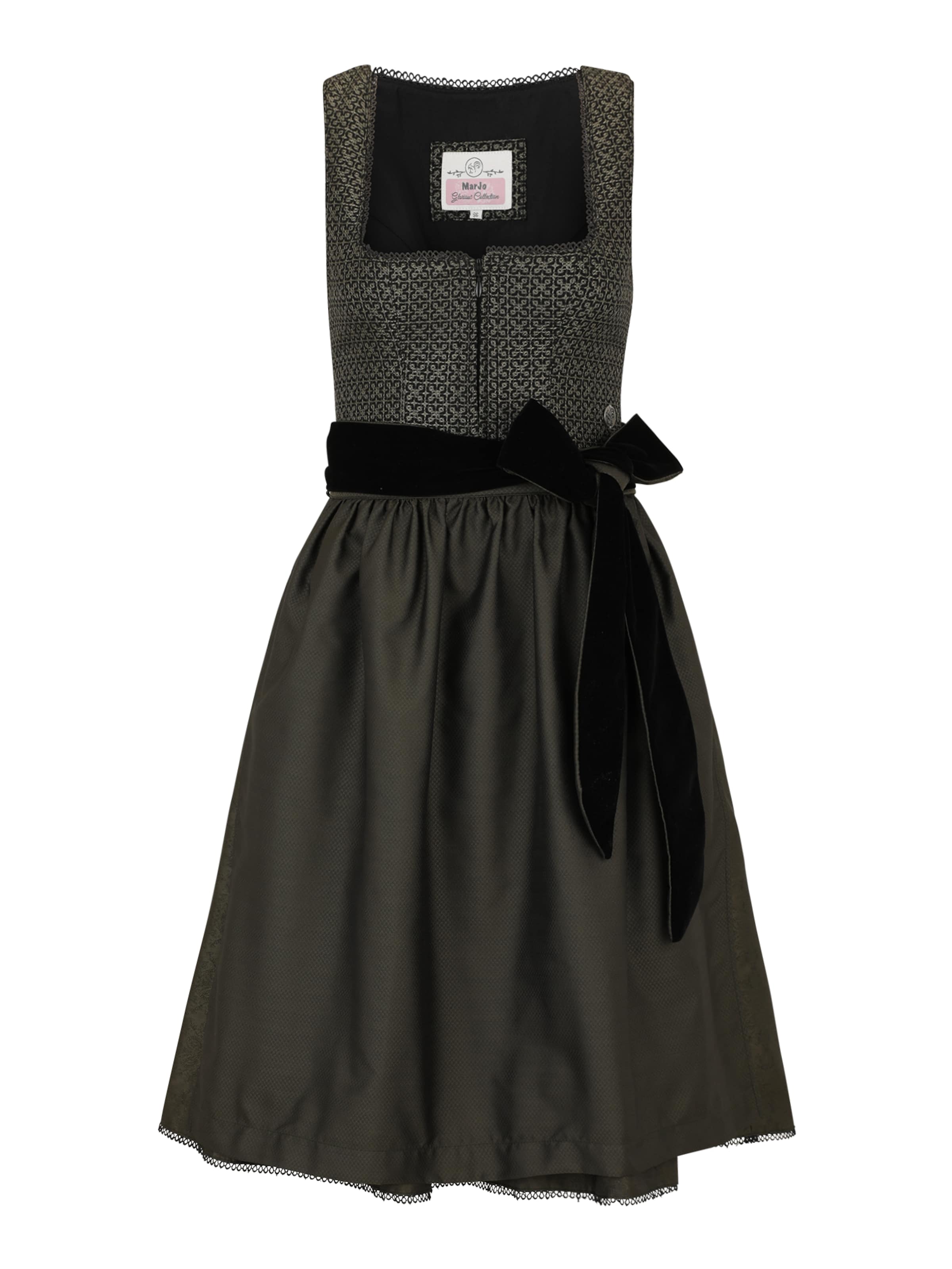 Rochițe tiroleze 'GY-11-Elsendorf' de la MARJO pe verde: față