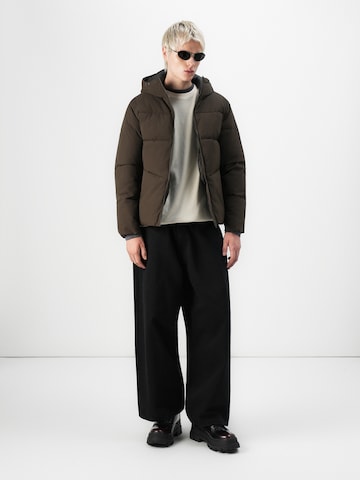 JACK & JONES Vinterjakke 'JJGLOBAL' i brun