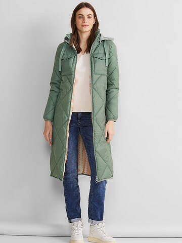 STREET ONE Between-Seasons Coat in Green