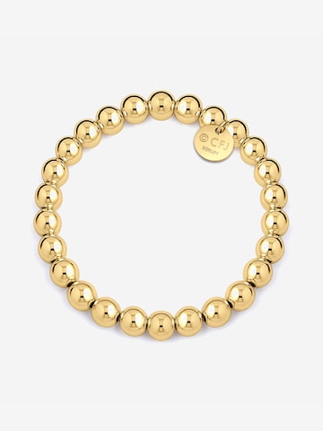CLASSYANDFABULOUS Jewelry Bracelet 'CLASSYANDFABULOUS Beaded' in Gold: front