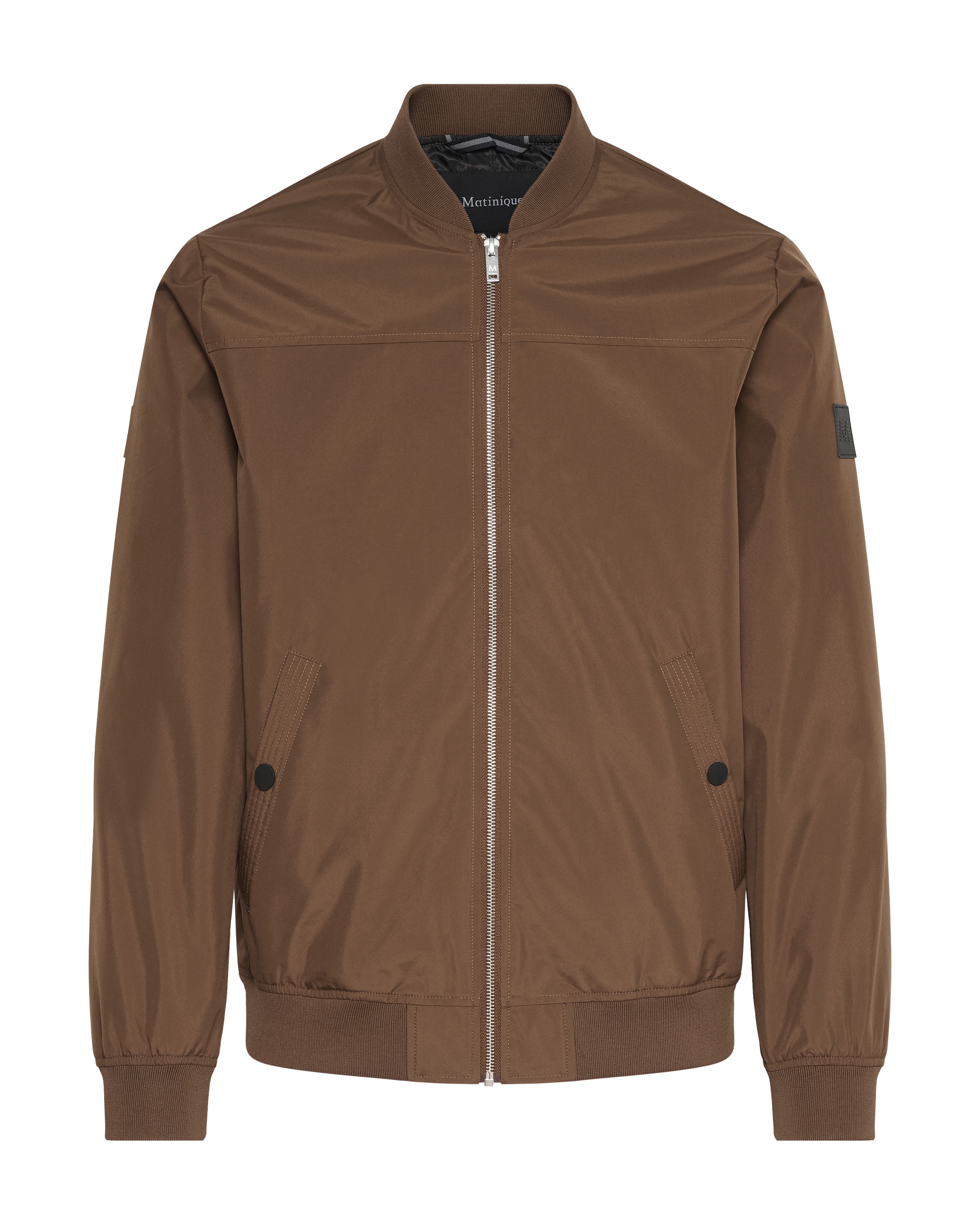 Matinique Jacke 'Clay' in Braun: Vorderseite