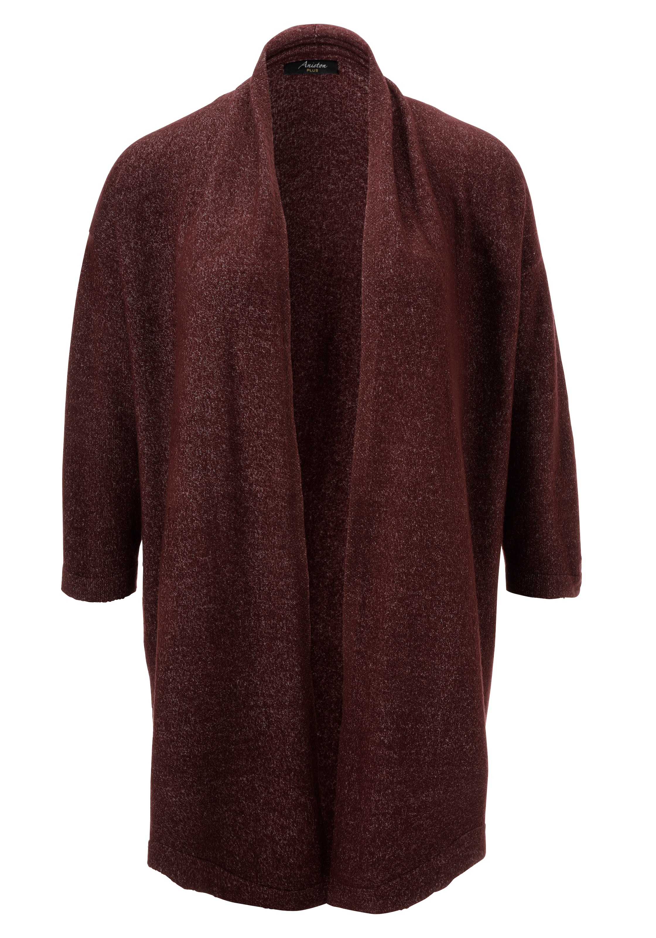 Aniston Knit Cardigan in Red: front