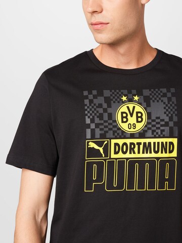 PUMA Sportshirt 'Borussia Dortmund' in Schwarz