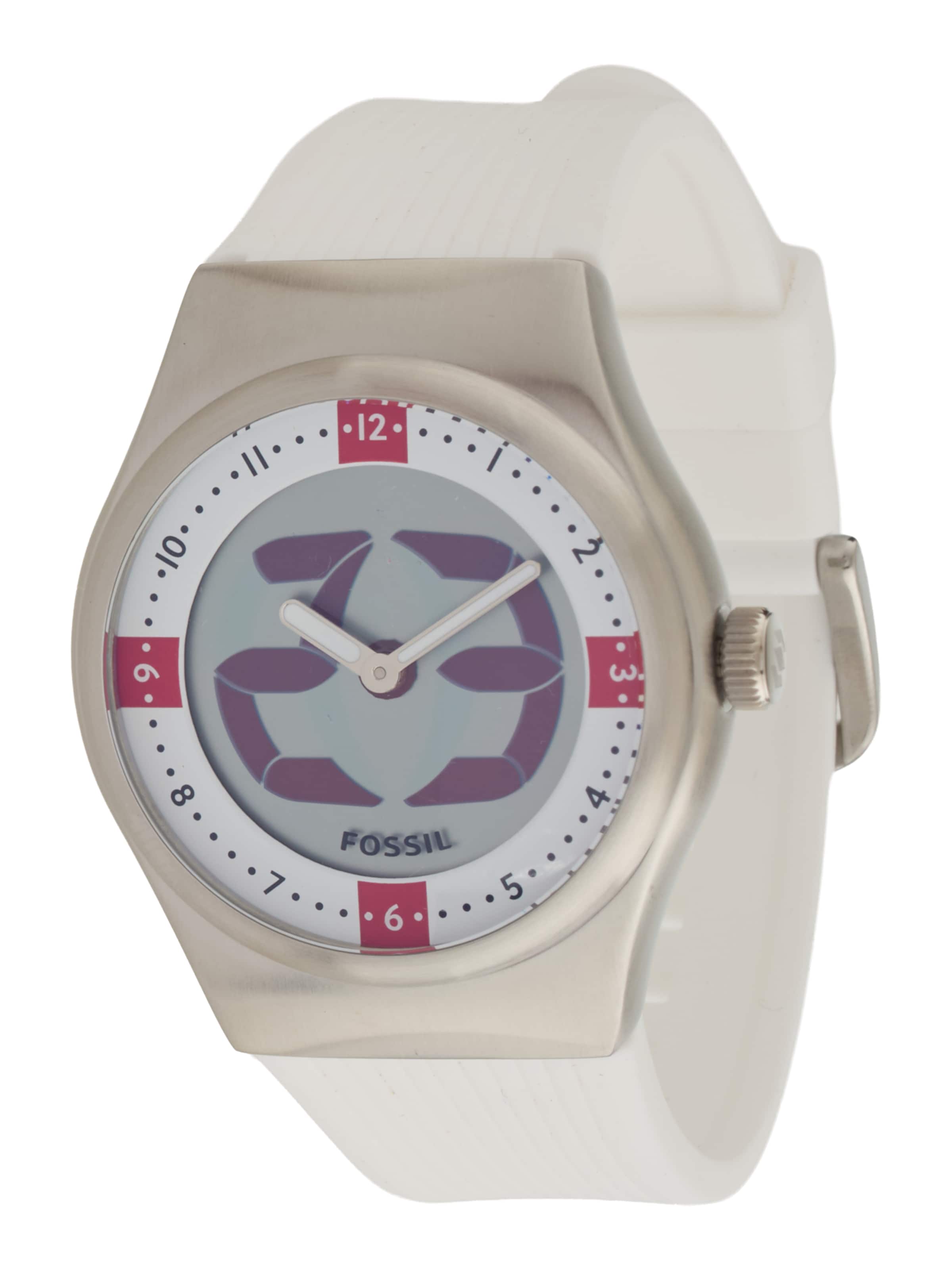 FOSSIL - Reloj analógico 'ARCHIVAL BIG TIC - England' en plata: frente