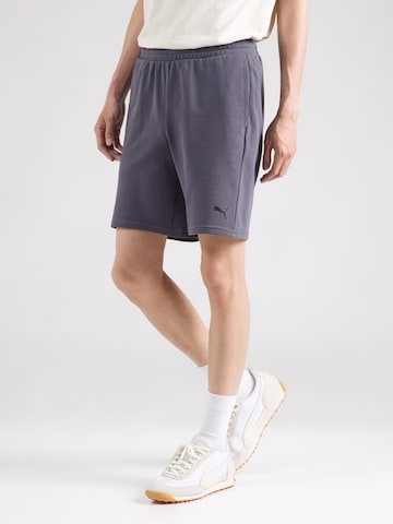 PUMA Regular Workout Pants 'Tad Essentials' in Grey: front