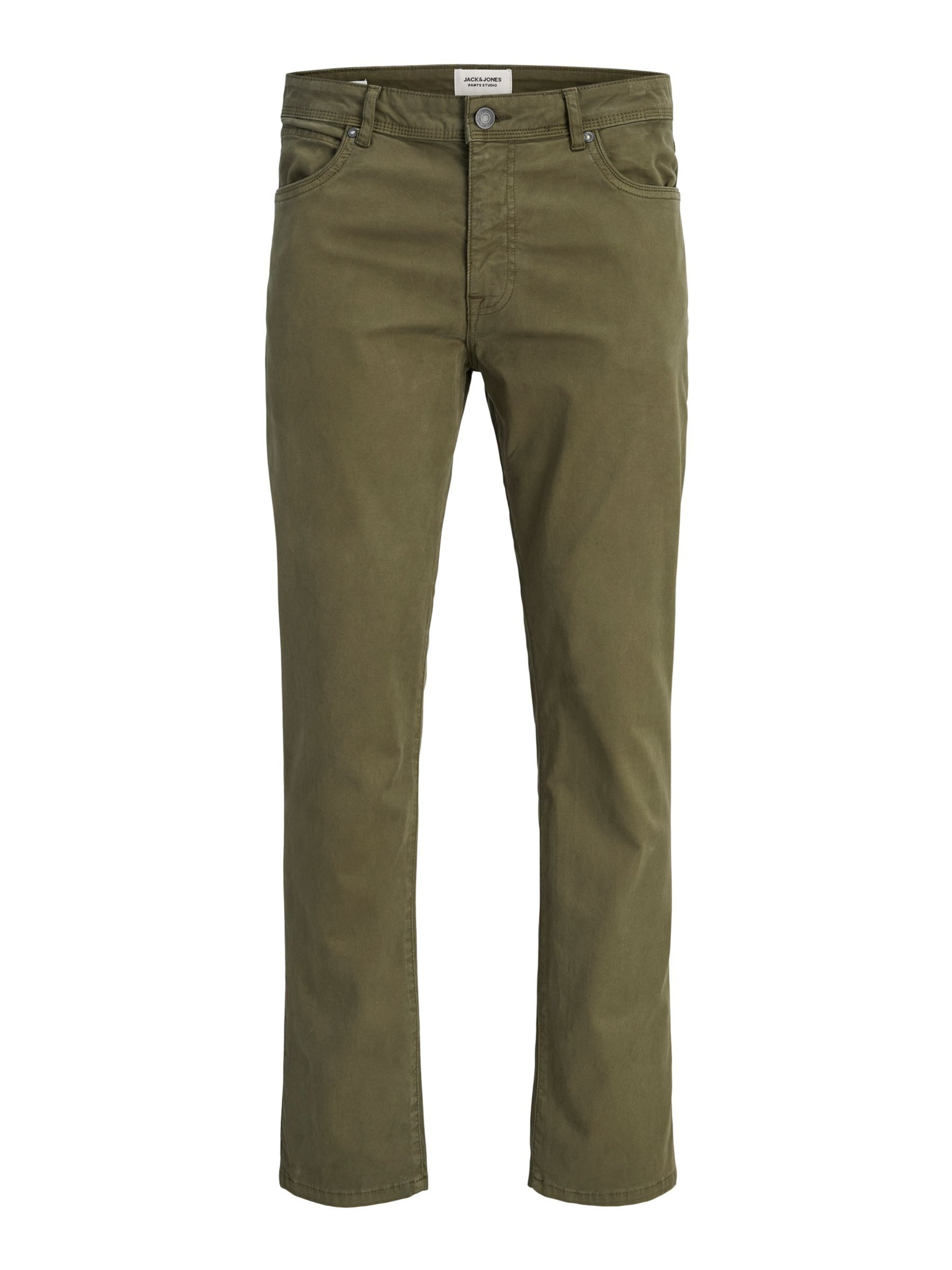 JACK & JONES Bukser 'JPSTClark Finn' i grøn: forside