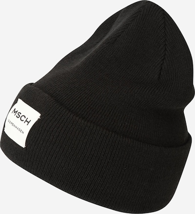 MSCH COPENHAGEN Gorra 'Mojo' en negro / blanco, Vista del producto