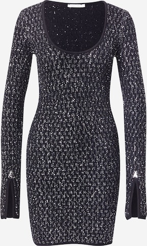 juoda PATRIZIA PEPE Megzta suknelė: priekis