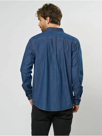 MCS Regular fit Overhemd 'Tim' in Blauw