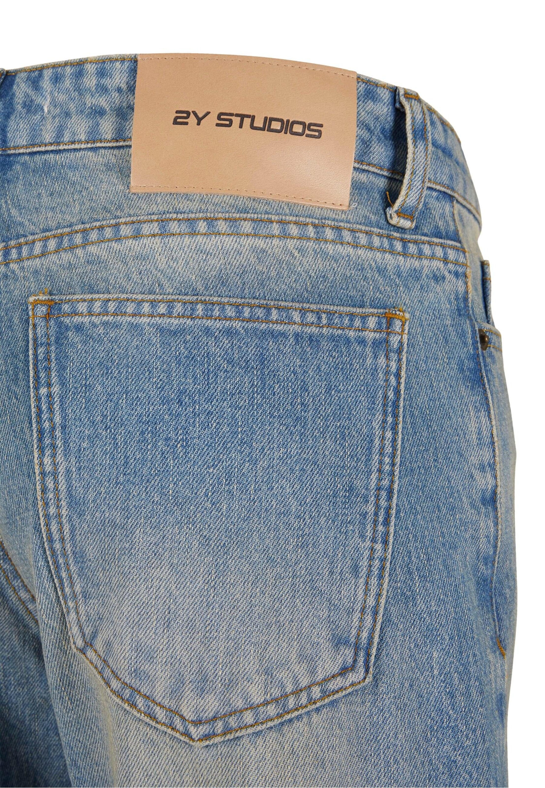 2Y Studios Wide leg Jeans 'Teya' in Blue