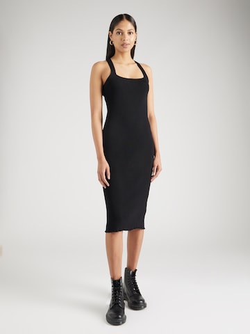 Monki Knitted dress in Black: front
