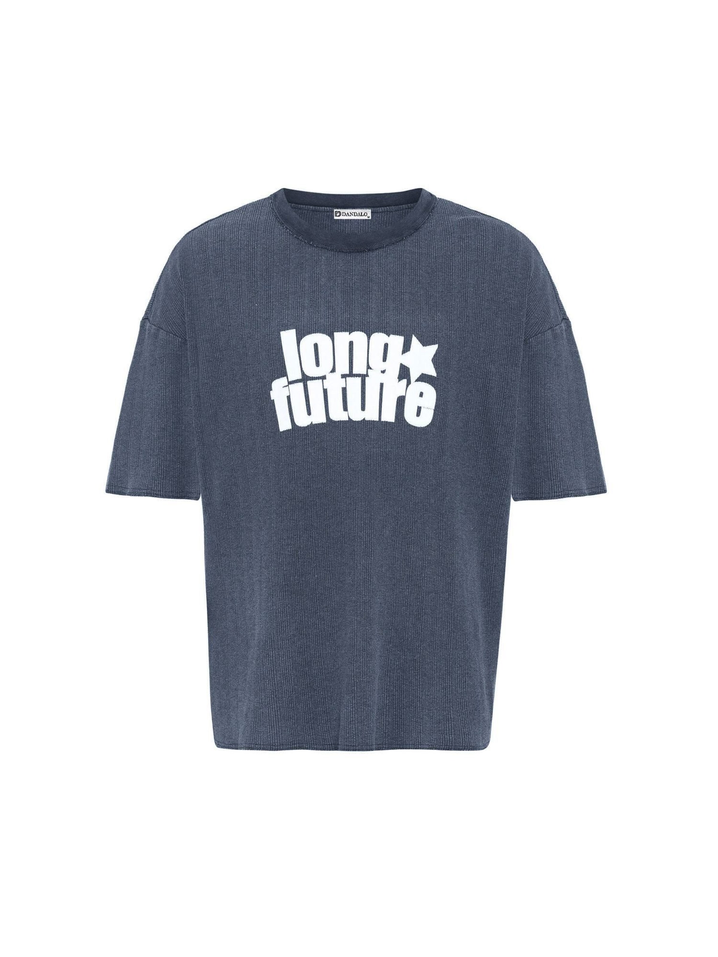 Dandalo T-Shirt en saphir / blanc, Vue avec produit