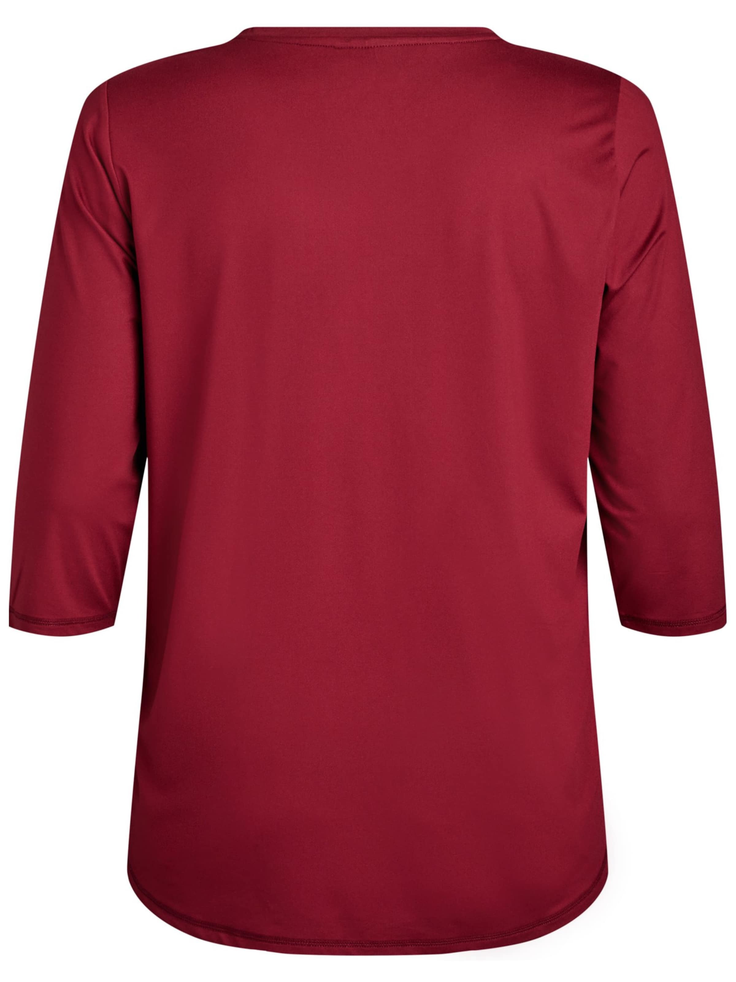 T-shirt fonctionnel 'Abasic One' Active by Zizzi en rouge