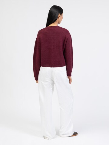 BROKE + SCHÖN Knit Cardigan in Red