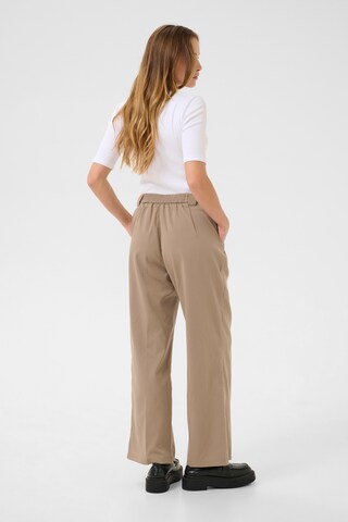 Kaffe Loose fit Pants 'Amalie' in Beige