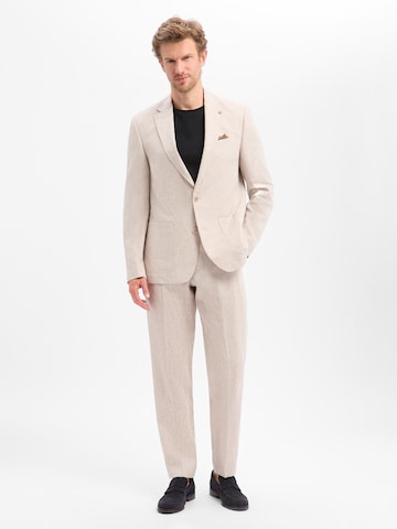 Thomas Goodwin Regular Anzug in Beige: Vorderseite