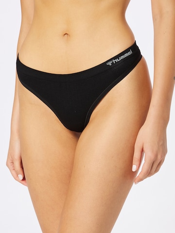 Hummel Thong 'Juno' in Black: front