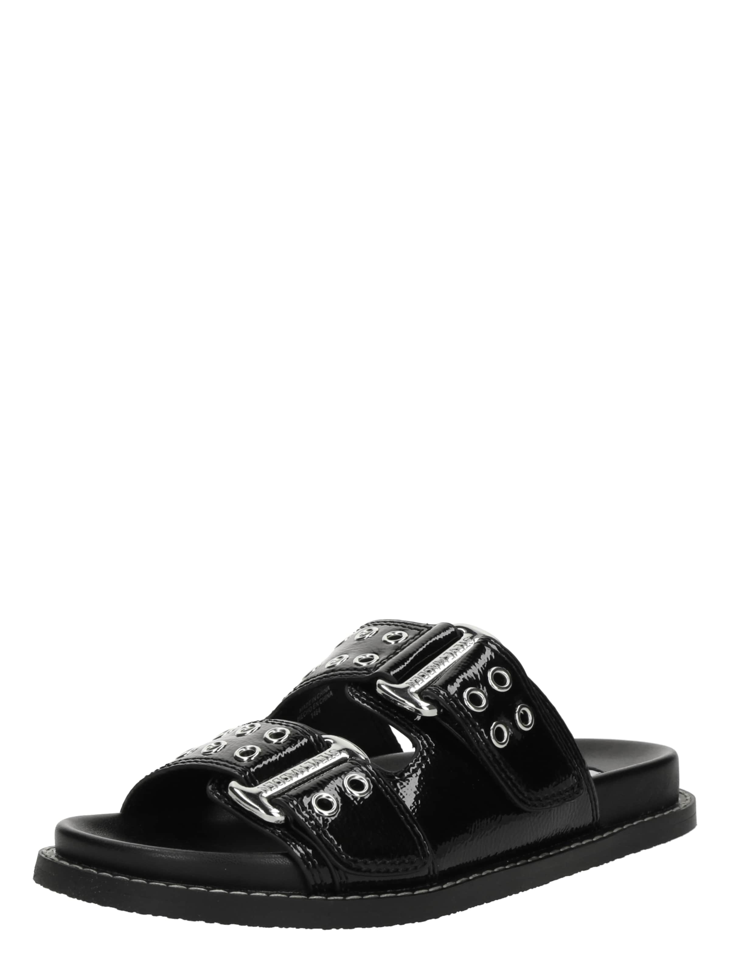 melns STEVE MADDEN Ādas čības 'Agent': no priekšpuses