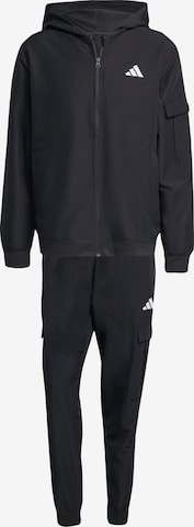 Survêtement ADIDAS SPORTSWEAR en noir : devant