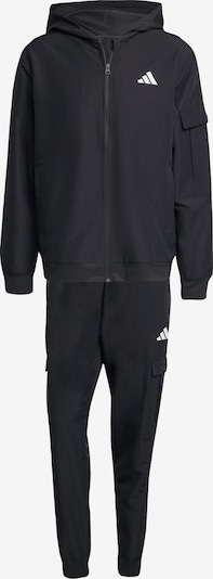 ADIDAS SPORTSWEAR Treenipuku värissä musta / valkoinen, Tuotenäkymä