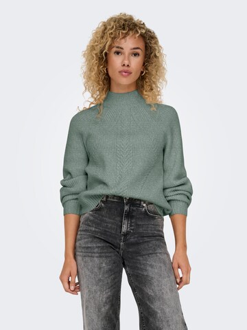 Pull-over 'Katia' ONLY en vert : devant