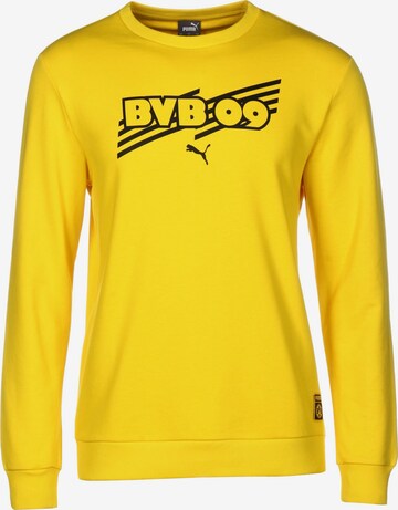 PUMA Sweatshirt 'Borussia Dortmund BVB' in Gelb: predná strana