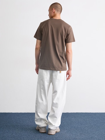 Carhartt WIP Baggy Τζιν 'Brandon' σε λευκό